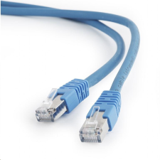 Gembird FTP CAT6A patch kábel 0.5m kék (PP6A-LSZHCU-B-0.5M) kábel és adapter