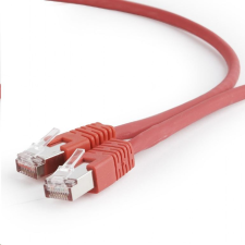 Gembird FTP CAT6A patch kábel 0.5m piros (PP6A-LSZHCU-R-0.5M) kábel és adapter