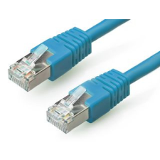 Gembird FTP kat.6 RJ45 patch kábel, 3m, kék kábel és adapter