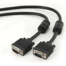 Gembird Gembird CC-PPVGA-10M-B Premium VGA kábel 10m Fekete kábel és adapter