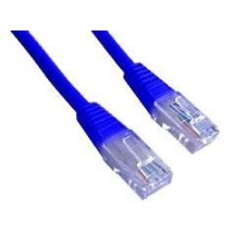 Gembird Gembird UTP CAT5e patch kábel 0.5m, kék (PP12-0.5M/B) kábel és adapter