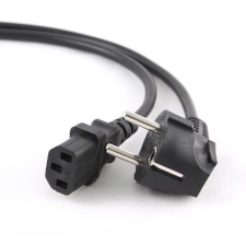 Gembird Hálózati tápkábel 1,8m Black kábel és adapter