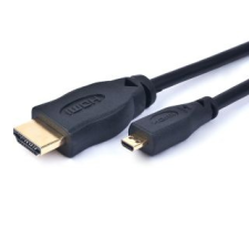 Gembird HDMI -HDMI Micro kábel aranyozott csatlakozóval 4.5m, bulk csomagolás kábel és adapter