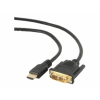 Gembird HDMI to DVI-D (Single Link) (18+1) cable 1,8m Black (CC-HDMI-DVI-6)