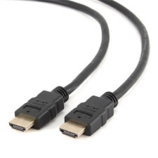 Gembird HDMI V1.4 CCS apa-apa kábel aranyozott csatlakozóval 3m kábel és adapter