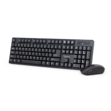 Gembird KBS-W-01 Wireless Billentyűzet + egér US - Fekete (KBS-W-01) billentyűzet