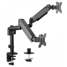 Gembird MA-DA2P-01 Monitor állvány dupla asztalra szerelhető 17"-32" 3db tv állvány és fali konzol