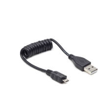 Gembird - micro USB kábel - csavart zsinóros kábel és adapter