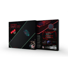 Gembird MP-GAMELED-L Gaming with LED light effect Large Egérpad egérpad