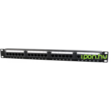 Gembird NPP-C524CM-001 patch panel 24 port 1U 19' CAT 5e egyéb hálózati eszköz