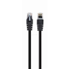 Gembird PP12-0.25M/BK patchkábel RJ45 cat.5e UTP 0.25m (fekete) (PP12-0.25M/BK)
