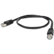  Gembird RJ45 CAT5e UTP M/M adatkábel 1m fekete kábel és adapter