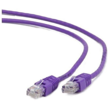 Gembird rj45 cat5e utp m / m adatkábel 1m lila pp12-1m/v kábel és adapter