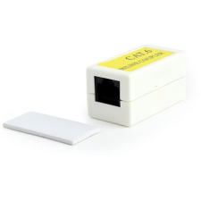 Gembird RJ45 CAT6 UTP F/F adatkábel hosszabbító fehér kábel és adapter