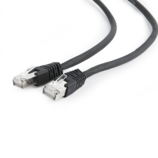 Gembird S-FTP CAT6a Patch Kábel 20m Fekete (PP6A-LSZHCU-BK-20M) kábel és adapter