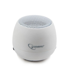 Gembird SPK-103-W hordozható hangszóró (iPod, MP3 lejátszó, mobiltelefon, notebook) fehér mobiltelefon kellék