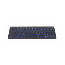 Gembird Tastatur Kabellos Slimline mit Bluetooth Technologie (KB-BTRGB-01-DE) billentyűzet