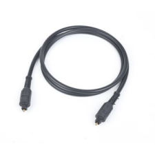 Gembird Toslink optikai kábel  fekete  1 m kábel és adapter