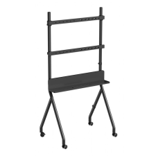 Gembird TVS-86F-02 TV tartókeret 2,18 M (86") Fekete tv állvány és fali konzol