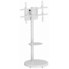 Gembird TVS-86TR-01-W TV floor stand 37"-86" White (TVS-86TR-01-W)