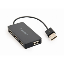 Gembird UHB-U2P4-04 4-port USB hub Black hub és switch