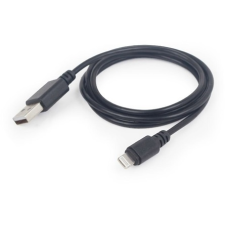 Gembird USB 2.0 A -> Lightning M/M adatkábel 2m fekete kábel és adapter