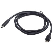  Gembird USB-C -&gt; USB-B 2.0 micro M/M adatkábel 1.8m fekete kábel és adapter