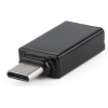 Gembird USB-C -> USB 2.0 A M/F adapter fekete