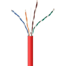 Gembird UTP CAT5e fali kábel 305m piros (UPC-5004E-SOL-R) kábel és adapter