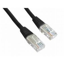 Gembird - UTP Cat5E patch kábel 1m - PP12-1M/BK kábel és adapter