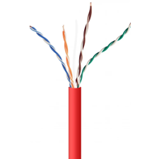 Gembird UTP Összekötő Piros 305m UPC-5004E-SOL-R kábel és adapter