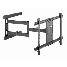 Gembird WM-80ST-05 TV tartókeret 2,03 M (80") Fekete tv állvány és fali konzol