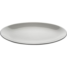 Geminiano Cozzi Ovális sekély tányér, Geminiano Cozzi Florence 37x27 cm tányér és evőeszköz