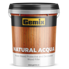 Gemix Natural Aqua Wood vízbázisú lazúr 05 Black 0,75L favédőszer és lazúr