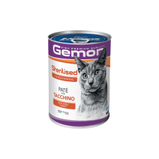 Gemon Cat Pate Sterilised Macskaeledel (Pulyka) – 400 g macskaeledel
