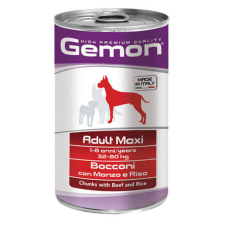 Gemon Dog Adult Maxi konzerv Marha – 12×1250 g kutyaeledel