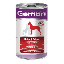 Gemon Dog adult maxi Marha konzerv 1250g kutyaeledel