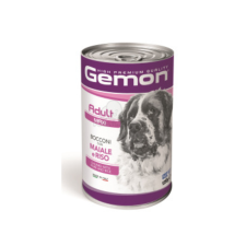 Gemon dog adult sertés&rizs konzerv 1250g kutyaeledel