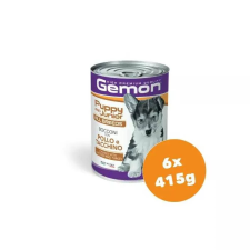 Gemon Dog konzerv Puppy & Junior Csirke-Pulyka 6x415g kutyaeledel
