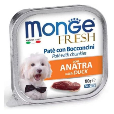 Gemon ( Monge ) Monge Dog Fresh Paté & Chunkies kacsa 100g kutyaeledel