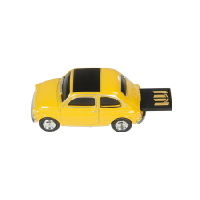 Genie USB2.0 Stick 32GB Fiat 500 Oldtimer gelb (12718) pendrive