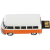 Genie USB2.0 Stick 32GB VW Bus orange/weiß (12714)