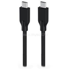 Genius ACC-C2CC-3A 1m USB-C adat- és töltőkábel (fekete) (GENIUS_32590006400) kábel és adapter