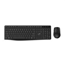 Genius KM-8206S Wireless billentyűzet egérrel - Fekete US (31340017400) billentyűzet