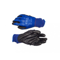Genius PU tenyérmártott nylon szerelőkesztyű (kék) M / 8