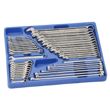 Genius Tálcás Genius csillag-villáskulcs klt. 44 db-os - 1/1 (MS-044M) villáskulcs