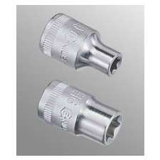 GENIUS TOOLS Dugókulcs - crowafej 1/2" belső torx E22 Genius dugókulcs