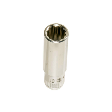GENIUS TOOLS Dugókulcs - crowafej 1/4" 12 lap hosszú 7,0 mm Genius dugókulcs