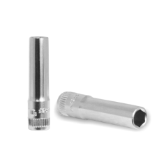 GENIUS TOOLS Dugókulcs - crowafej 1/4" 6 lap hosszú 7 mm Genius dugókulcs