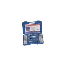 GENIUS TOOLS GS-347MS 3/8-os 6 lapú dugókulcs készlet, 47 részes dugókulcs